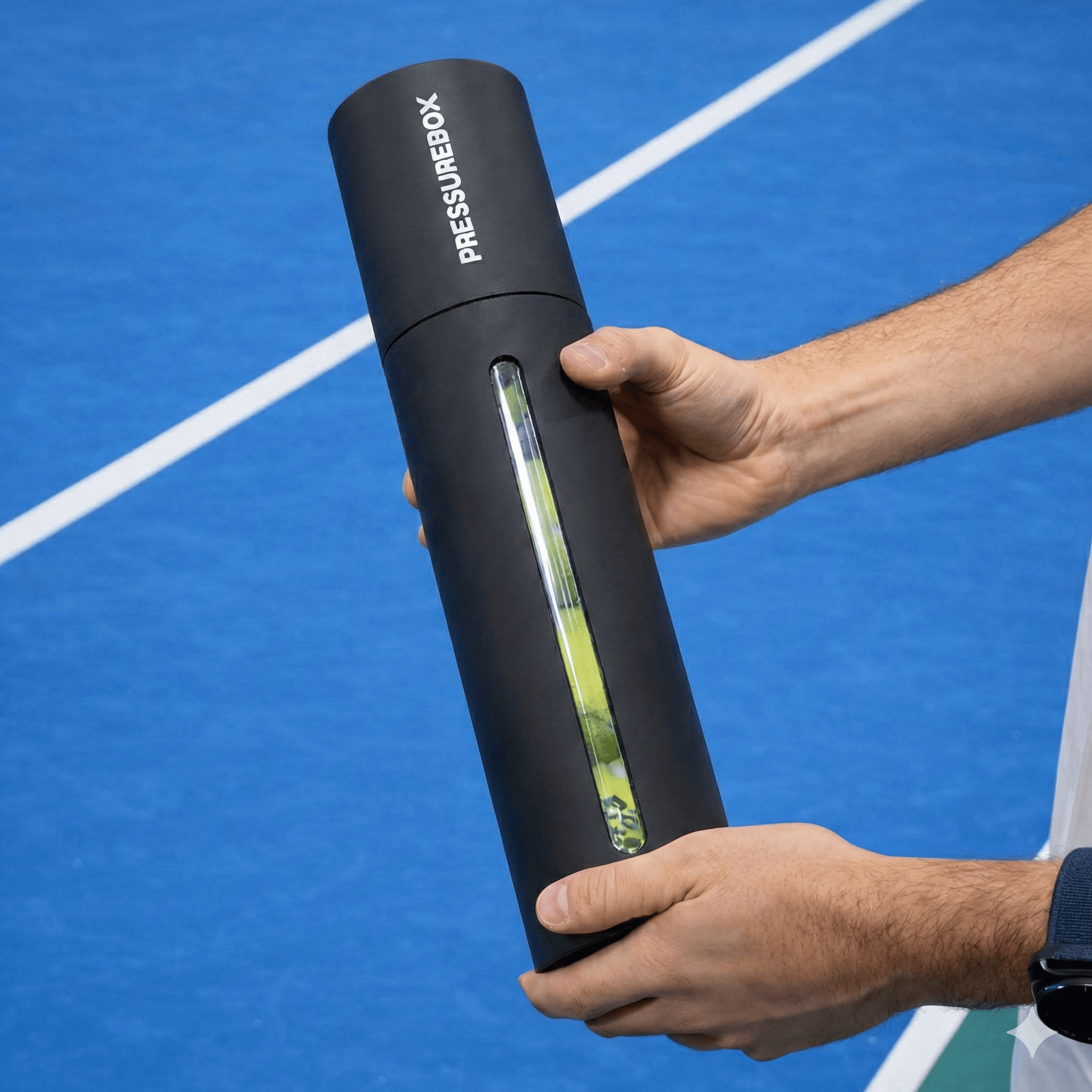 Automatic Tennis Ball Pressurizer | Pressurebox Pro